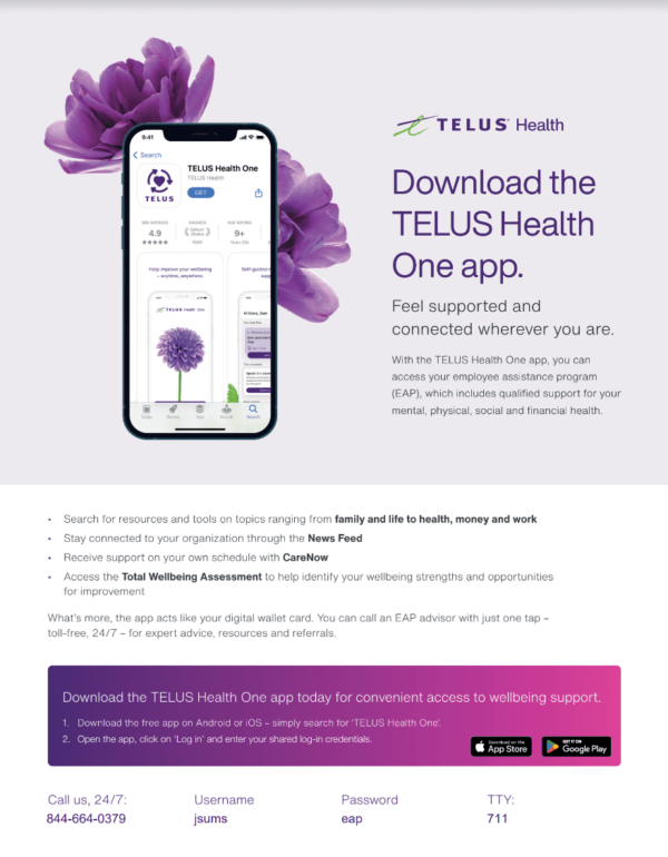 Telus Health | Employee Assistance Program - Human Resources | Jackson ...